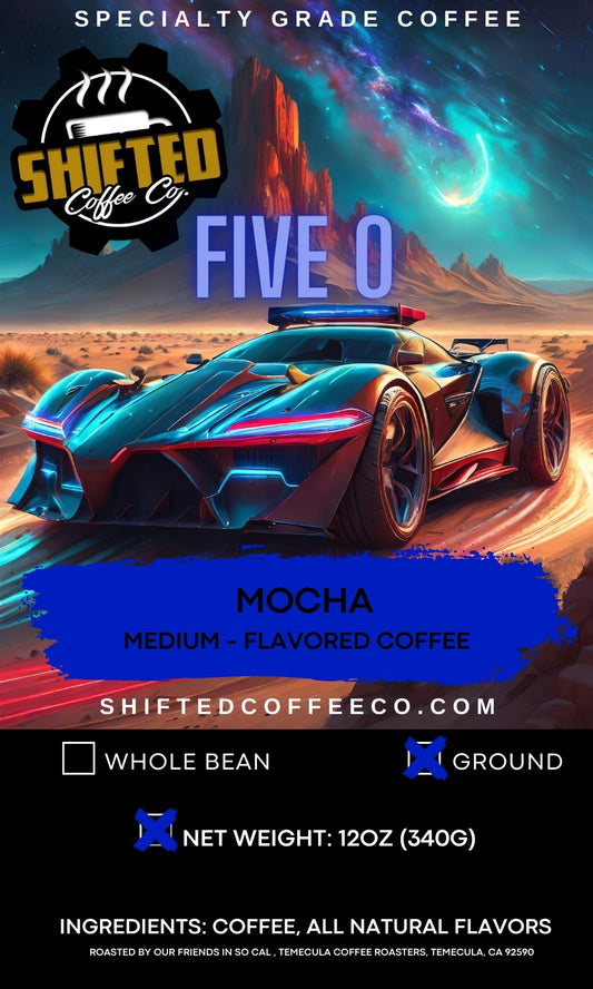 FIVE-0 - MOCHA FLAVORED COFFEE